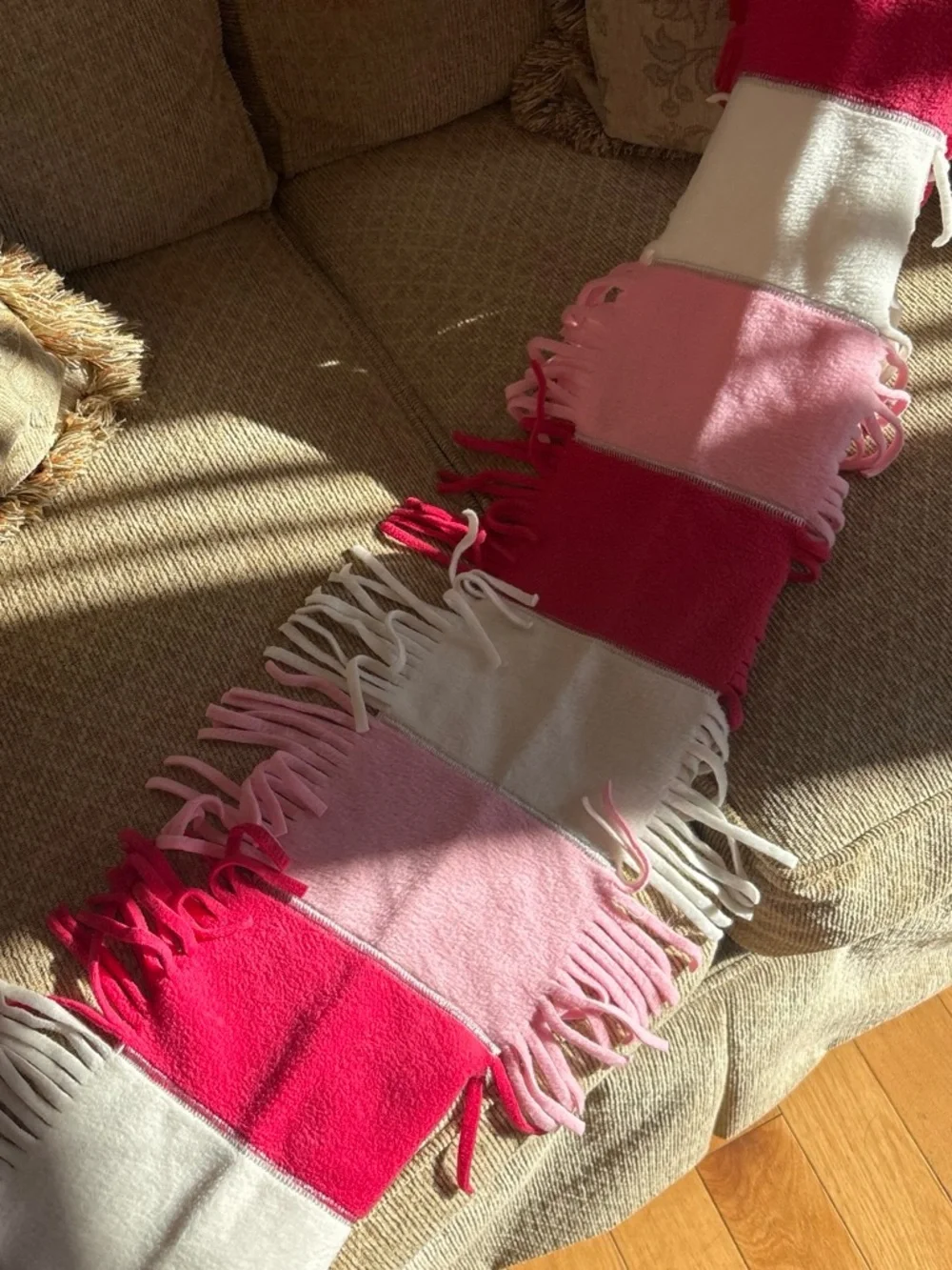 GAP Kids Pink Fringe Scarf